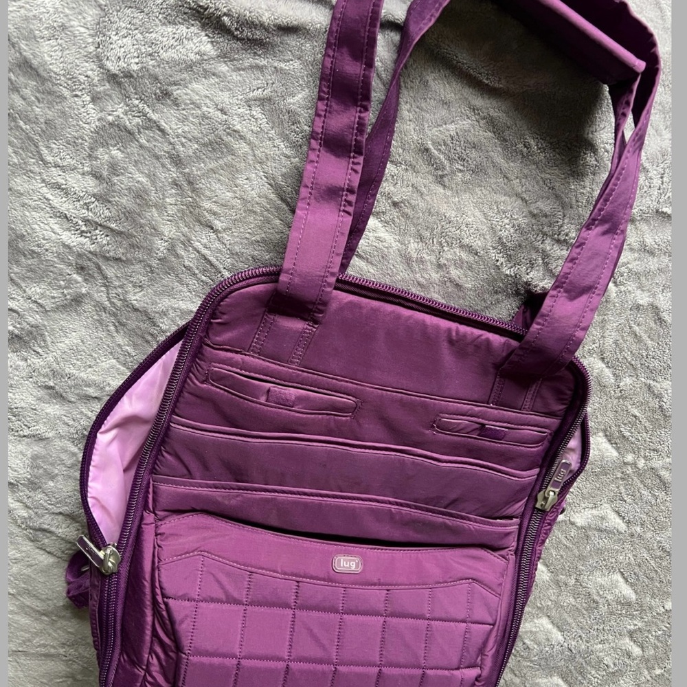 lug Quilted Plum Purple Tote